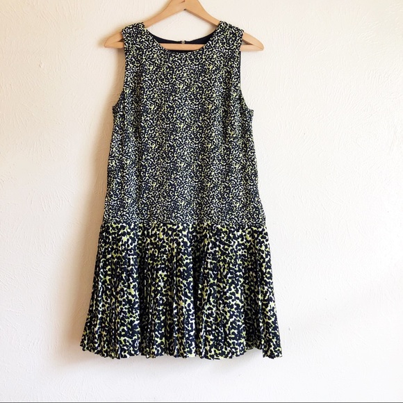 LOFT Dresses & Skirts - ☀️Loft Neon Cheetah Print Pleat Dress ☀️